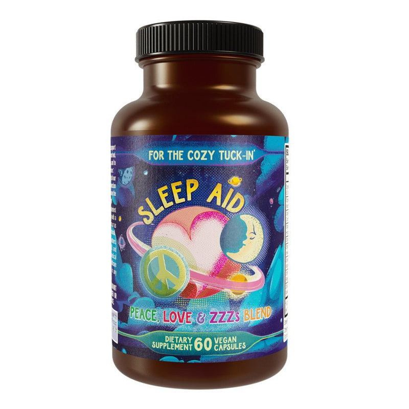 Hippie Farms Premium Sleep Aid Formula - Peace, Love, and ZZZ's Blend Vitamins & Supplements