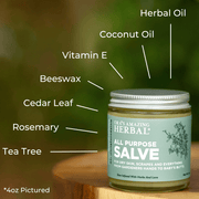 Ora's Amazing Herbal All Purpose Salve, Herbal Salve with Comfrey & Tea Tree Oil Skin Care