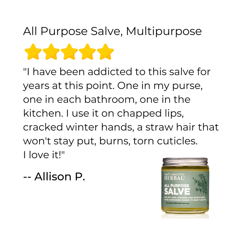 Ora's Amazing Herbal All Purpose Salve, Herbal Salve with Comfrey & Tea Tree Oil Skin Care