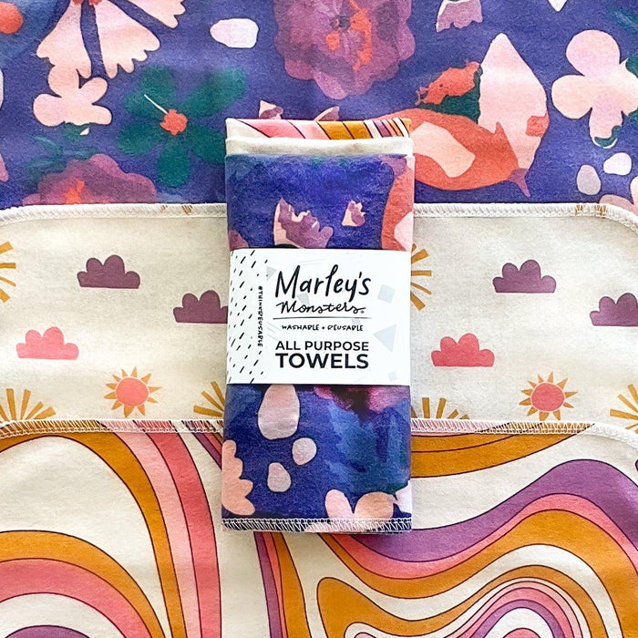 Marley'S Monsters - All-Purpose Towels: Fresh Prints