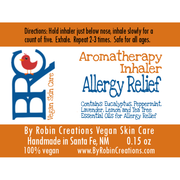 By Robin Creations Seasonal Allergy Relief Aromatherapy Inhaler First Aid