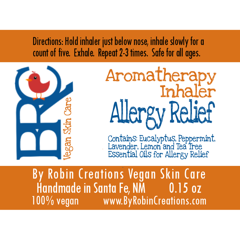 By Robin Creations Seasonal Allergy Relief Aromatherapy Inhaler First Aid