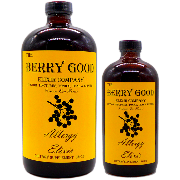 the berry good elixir company - Allergy Elixir 16oz- 32oz.