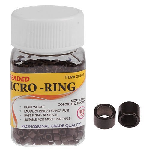 VIP Extensions ALLURE MICRO -RING 4.0 MM (1000PCS) Fusion / Micro Ring Extensions