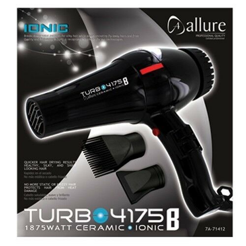 VIP Extensions Allure Turbo 4175 1875 Watt Ceramic Ionic Blow Dryer hair tools