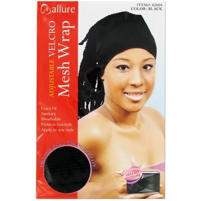 VIP Extensions ALLURE VELCRO MESH WRAP BLACK Hair Accessories