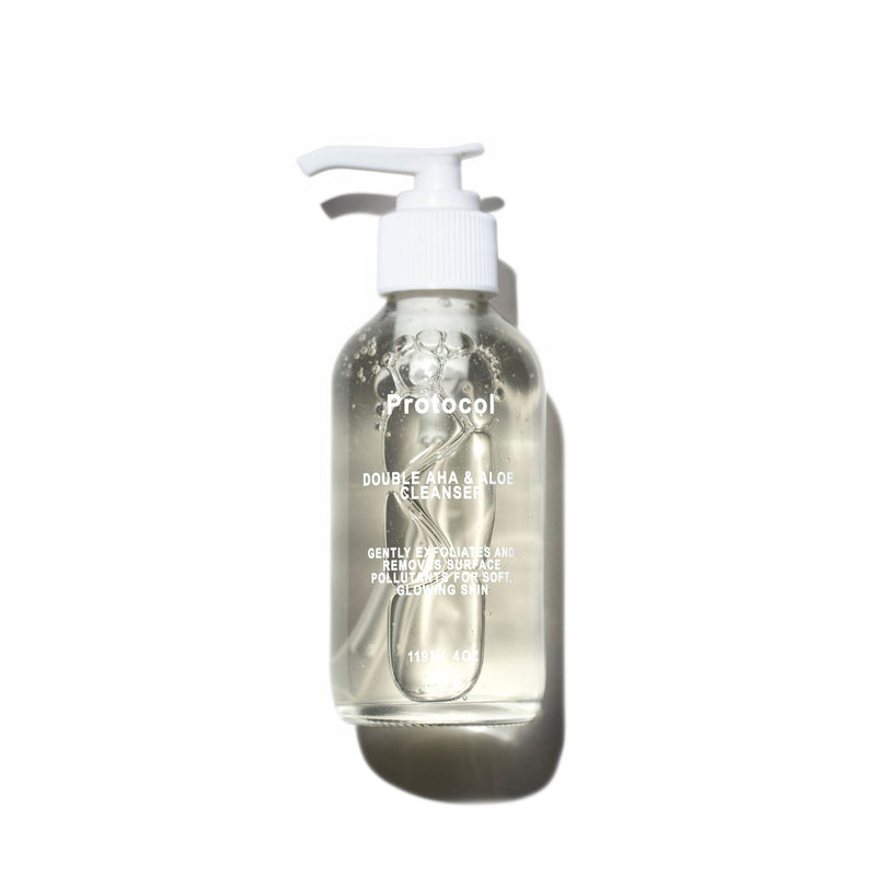 Protocol Skincare Double Alpha Hydroxy Gel Cleanser with Green Tea White Smoke