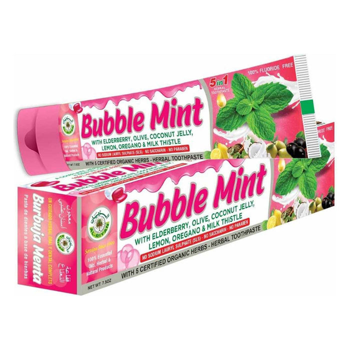 Adiva Naturals - Adiva Naturals - Bubble Mint Herbal Toothpaste