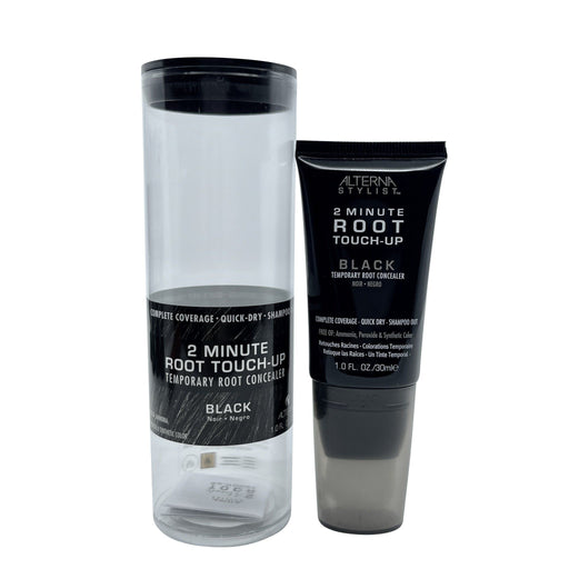 VIP Extensions Alterna 2 Minute Root Touch-Up Temporary Root Concealer Black 1 Fl oz Hair Care