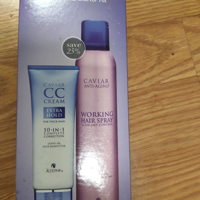 VIP Extensions Alterna Caviar CC Cream Extra Hold Starter Kit Limited Edition Hair Care