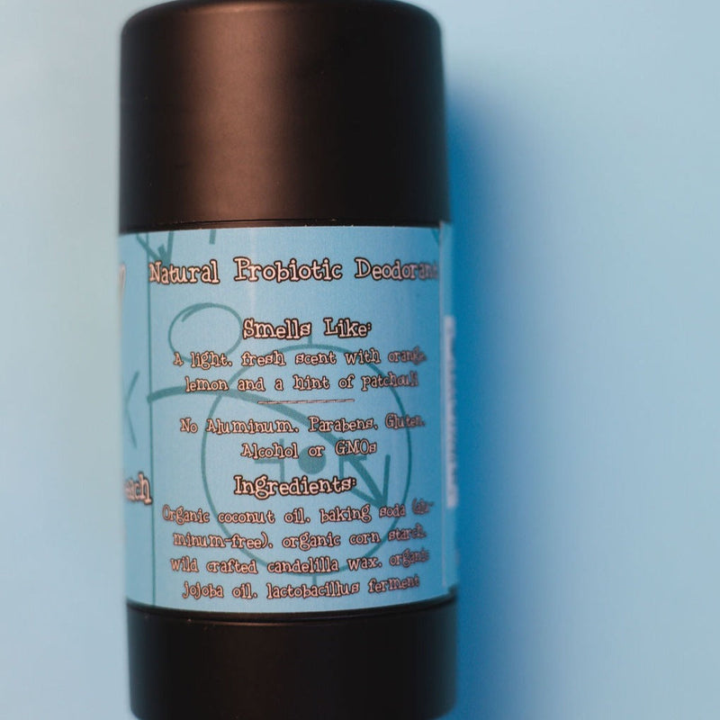 Dirty Dangles Hockey 2 Games on the Beach Aluminum-Free Deodorant Deodorant Light Steel Blue