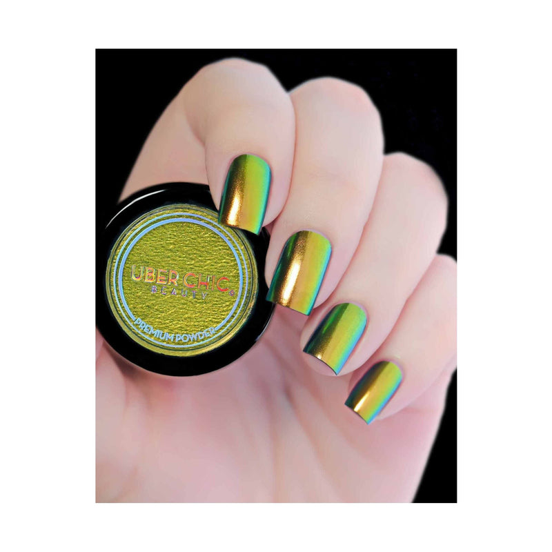 UberChic Beauty Chameleon Nail Powder: Amazon Princess Powder