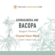 Portland Ashwagandha Farm Ashwagandha Bacopa - Spagyric Tincture Tincture