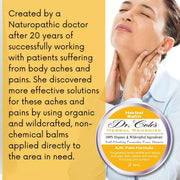 COLEHERBALS LLC 21 - Dr. Cole's A.M. Pain Herbal Balm Herbal Light Goldenrod