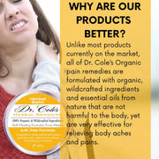 COLEHERBALS LLC 21 - Dr. Cole's A.M. Pain Herbal Balm Herbal Light Goldenrod