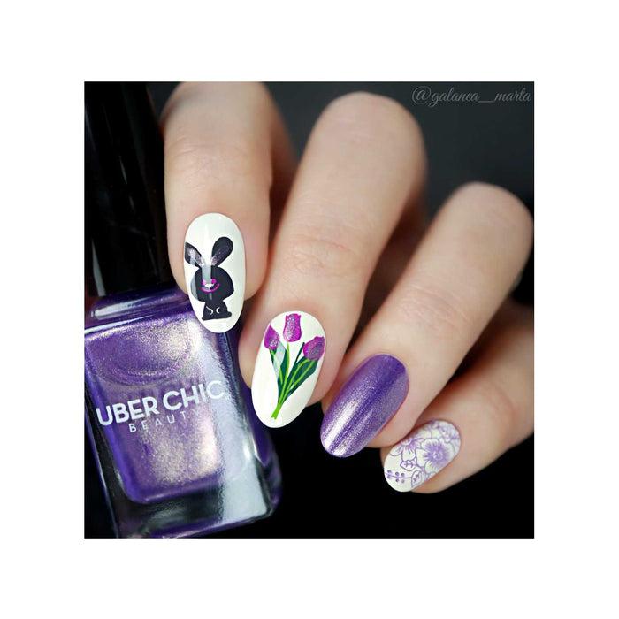 Uberchic Beauty Amethyst   Stamping Polish