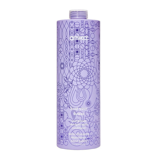 Nava Beauty Amika Bust Your Brass Cool Blonde Strength Repair Conditioner Hair Light Steel Blue 33.8 Oz
