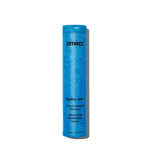 Nava Beauty Amika Hydro Rush Intense Moisture Shampoo Hair Dark Cyan 9.2 Oz