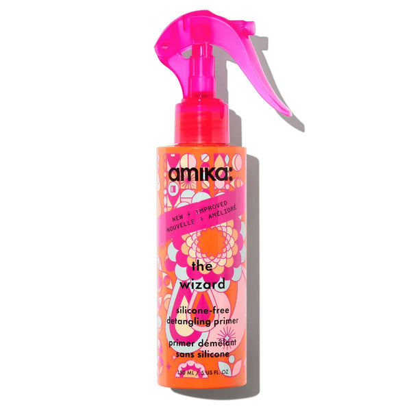 Nava Beauty Amika The Wizard Silicone-Free Detangling Primer 5 Oz Hair White Smoke