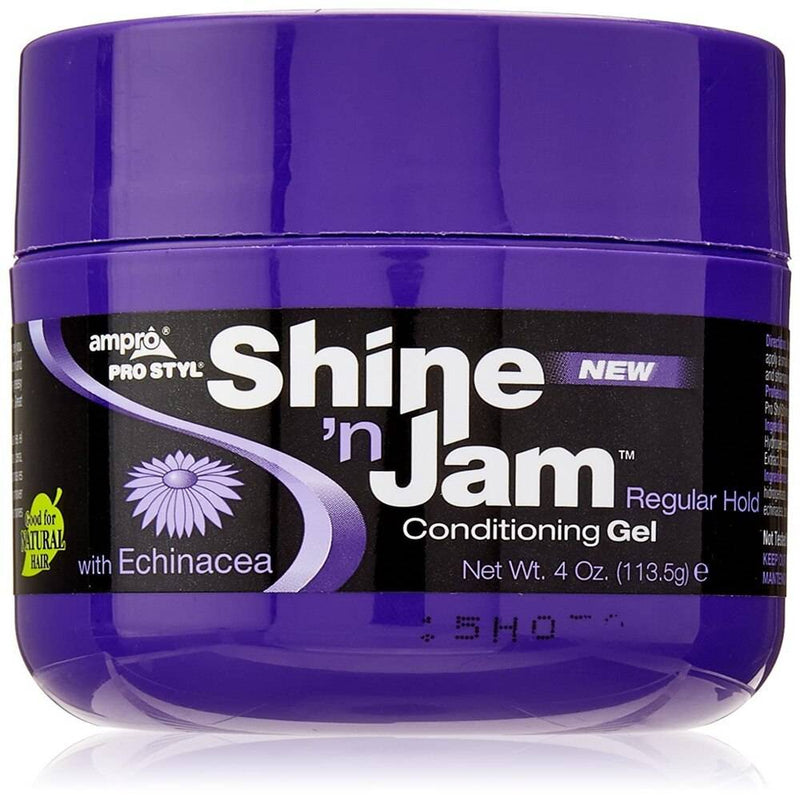 VIP Extensions Ampro Shine N Jam Conditioning Gel, Regular Hold, 4 OZ Hair Care