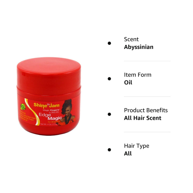VIP Extensions Ampro Shine N Jam Magic Fingers For Braiders Edge Extreme Hold Hair Care