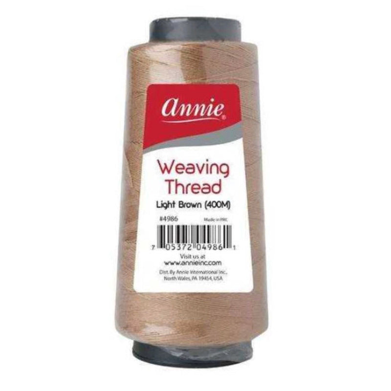 VIP Extensions annie Weaving Thread Light Brown 400 M