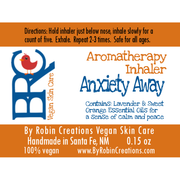 By Robin Creations Anxiety Away Aromatherapy Inhaler Massage & Relaxation