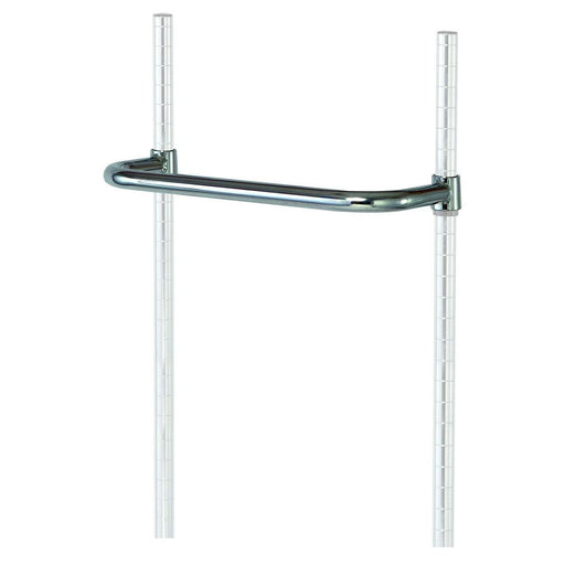 Nexel 21-Inch Chrome Safety Push Handle for Wire Shelving Carts (10-Count) Business & Industrial White Smoke