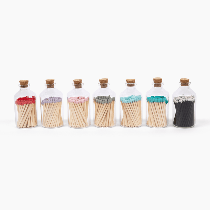 Apothecary Match Glass Jar by Giften Market