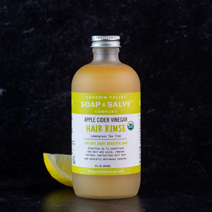 Chagrin Valley Soap & Salve - Apple Cider Vinegar Rinse Concentrate: Lemongrass Tea Tree