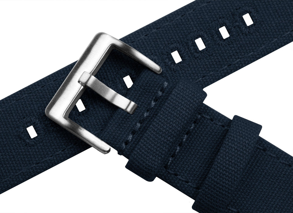 Apple Watch Canvas Navy Blue Watch Band by Barton Watch Bands