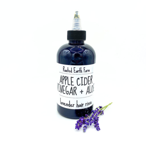 Rooted Earth Farm + Apothecary Herbal Aloe Vinegar Hair Rinse Hair + Nail Care