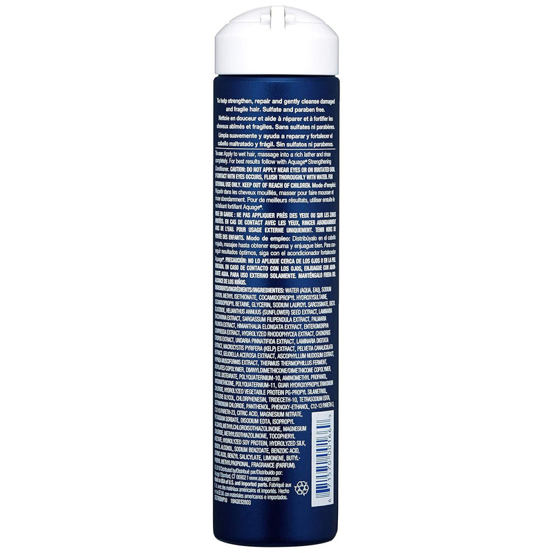 VIP Extensions AQUAGE SeaExtend Strengthening Shampoo, For Fine Hair, Keeps Hair Full, Protected and Brings out Natural Texture, 10 fl. oz Hair Care