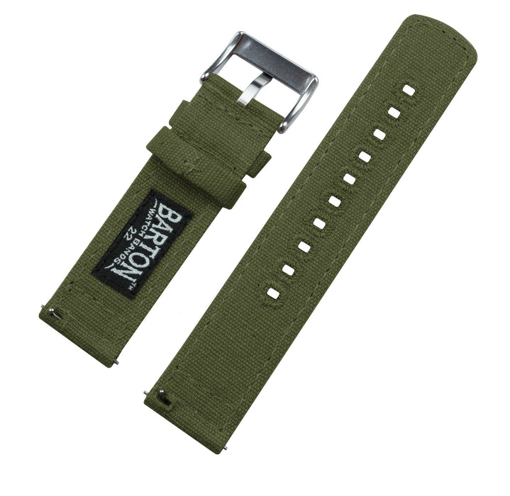 Army Premium Canvas Watch Band by Barton Watch Bands