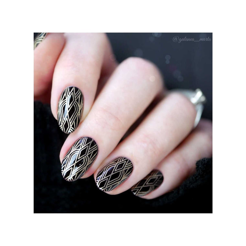 UberChic Beauty Art Deco Elements Stamping Plate