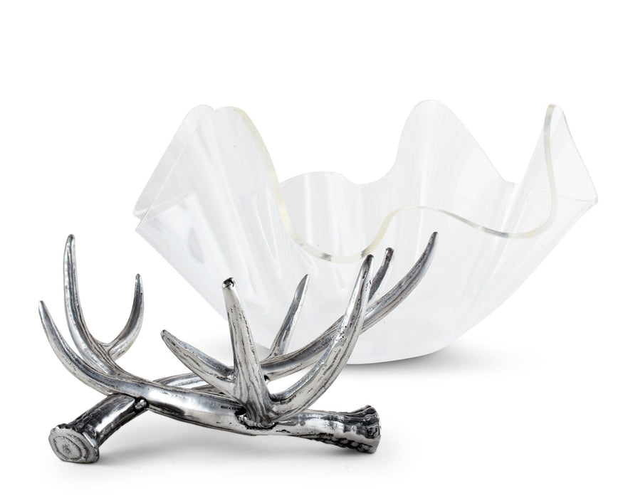 Acrylic Antler Stand Bowl 14