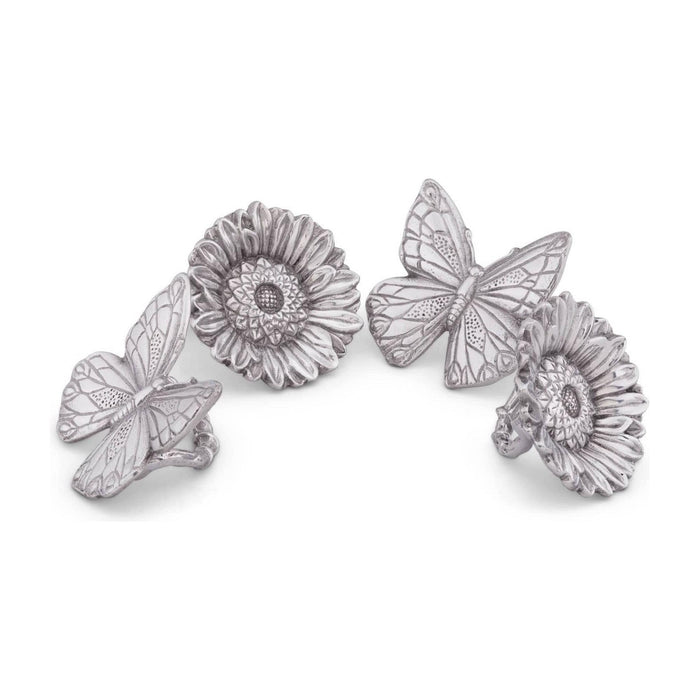 Butterfly and Flower Napkin Rings