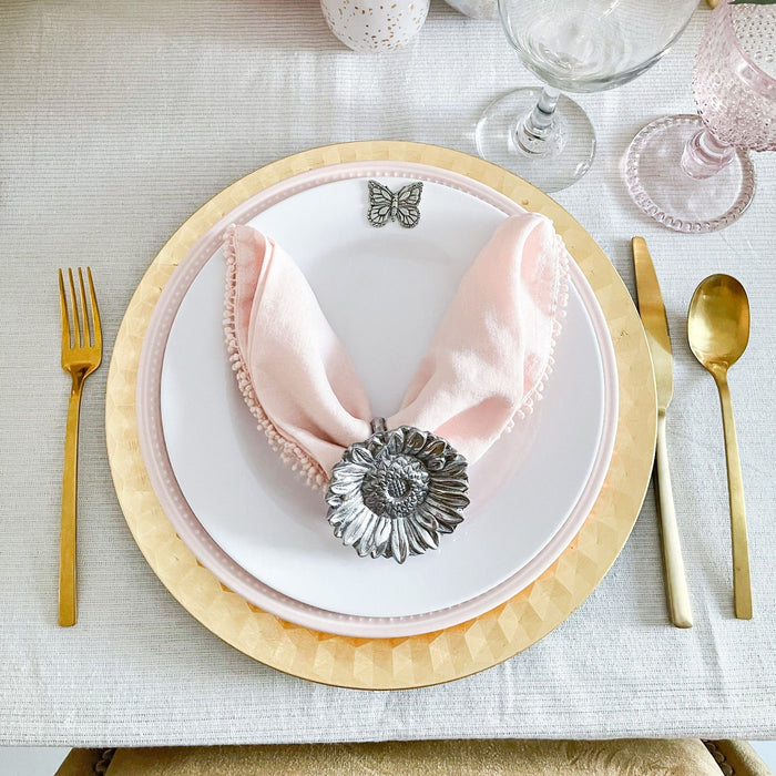 Butterfly and Flower Napkin Rings