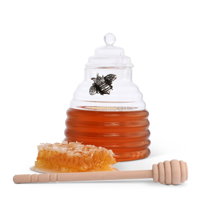 Honey Jar / Pot with Dipper