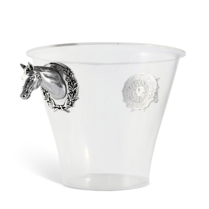 Horse Head Handle Acrylic Ice Bucket