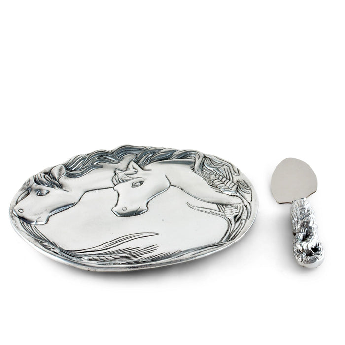 Horse Plate with Server