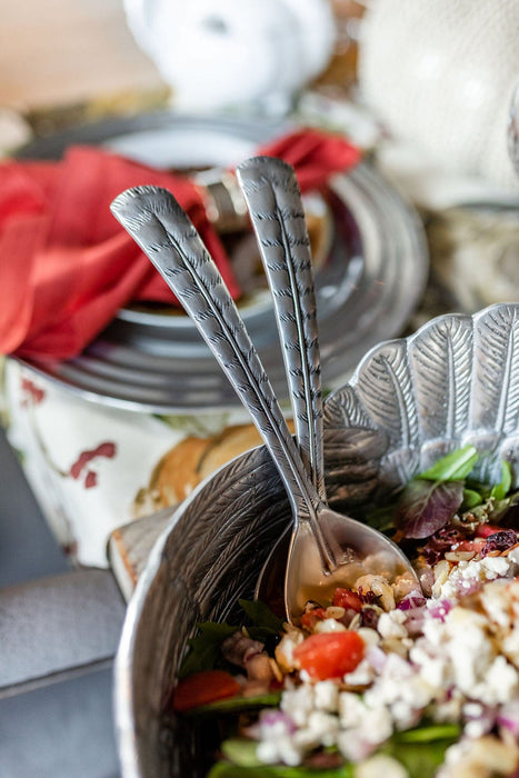 Feather Salad Servers