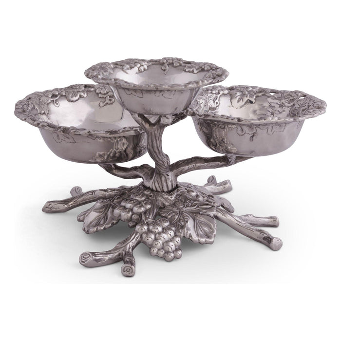 Grape 3-Tiered Bowl