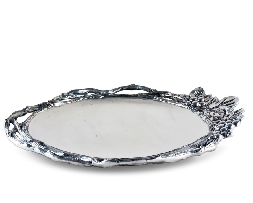 Open Vine Round Tray Large