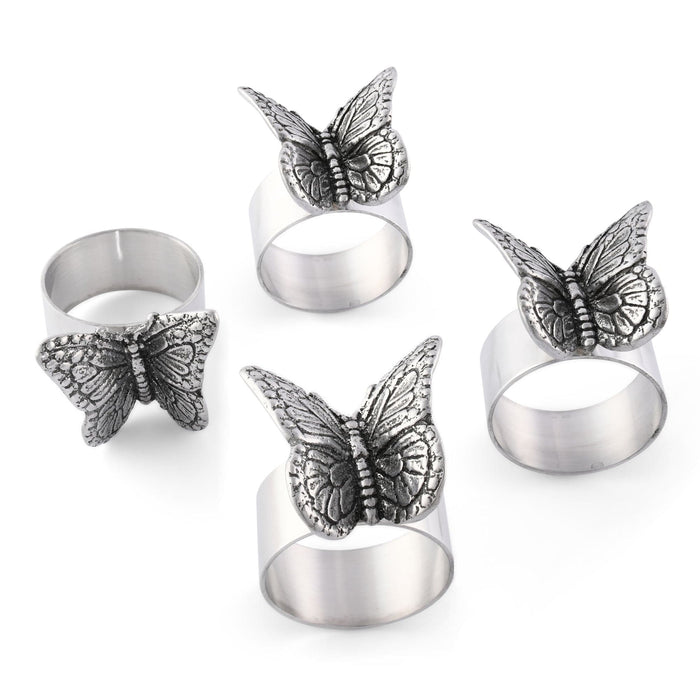 Butterfly Napkin Rings - set of 4