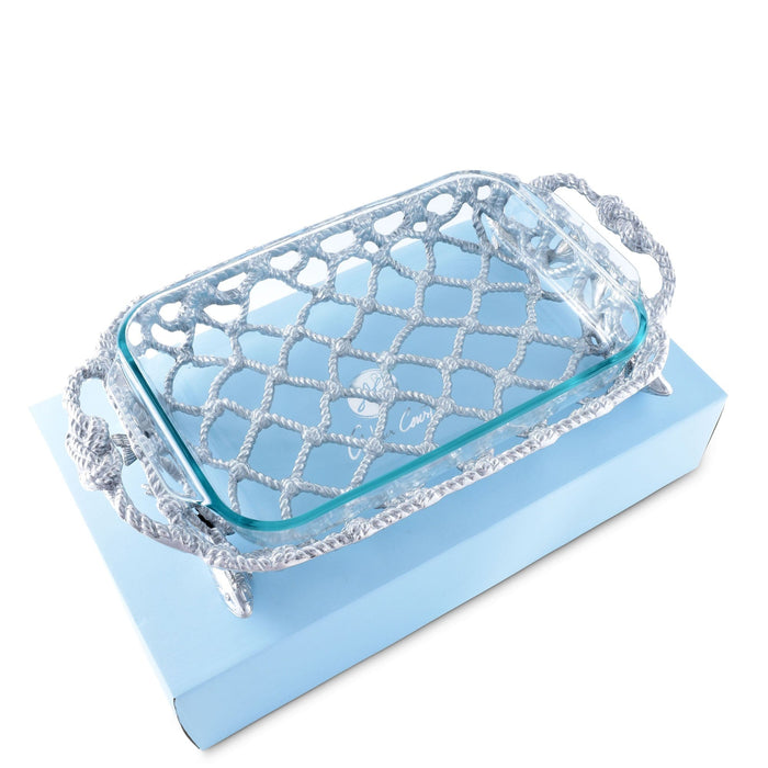 Fish Net Casserole / Pyrex Holder