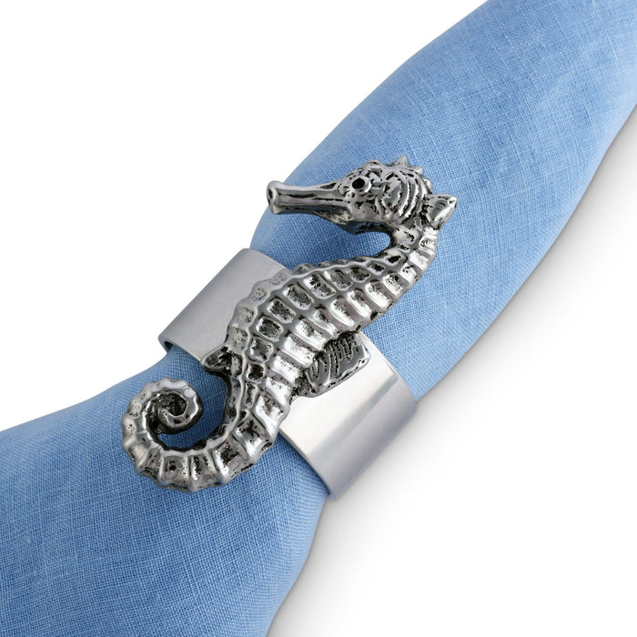 Sea Horse Napkin Rings - set of 4