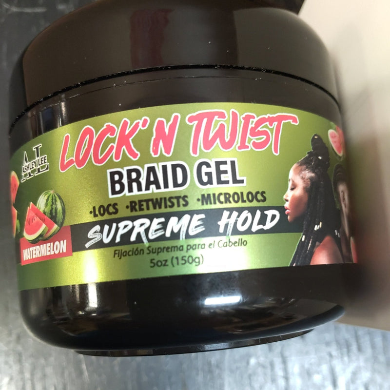 VIP Extensions ashley lee lock n.twist braid gel watermelon scent 5 oz