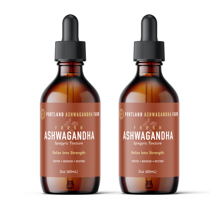Portland Ashwagandha Farm Ashwagandha Fresh Spagyric Tincture – Pacific Northwest Grown Tincture