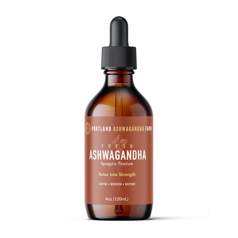 Portland Ashwagandha Farm Ashwagandha Fresh Spagyric Tincture – Pacific Northwest Grown Tincture